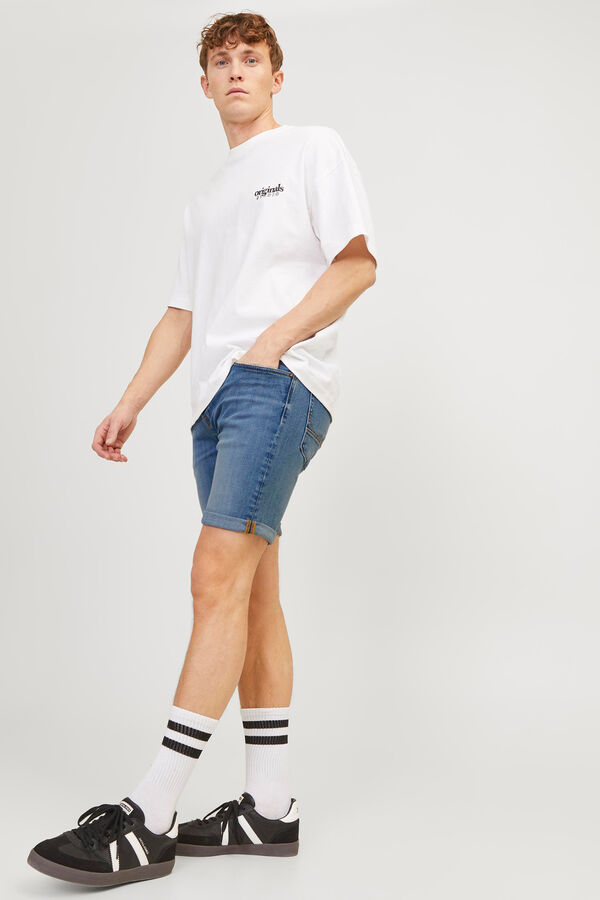 Jack & Jones Pantal&oacute;n corto regular fit azul