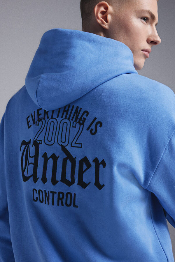 Springfield Sudadera capucha under control Pedri x Springfield azul