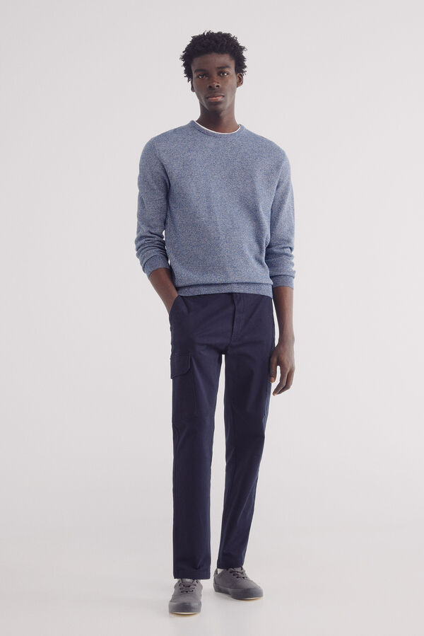 Springfield Jersey estructura liso azul