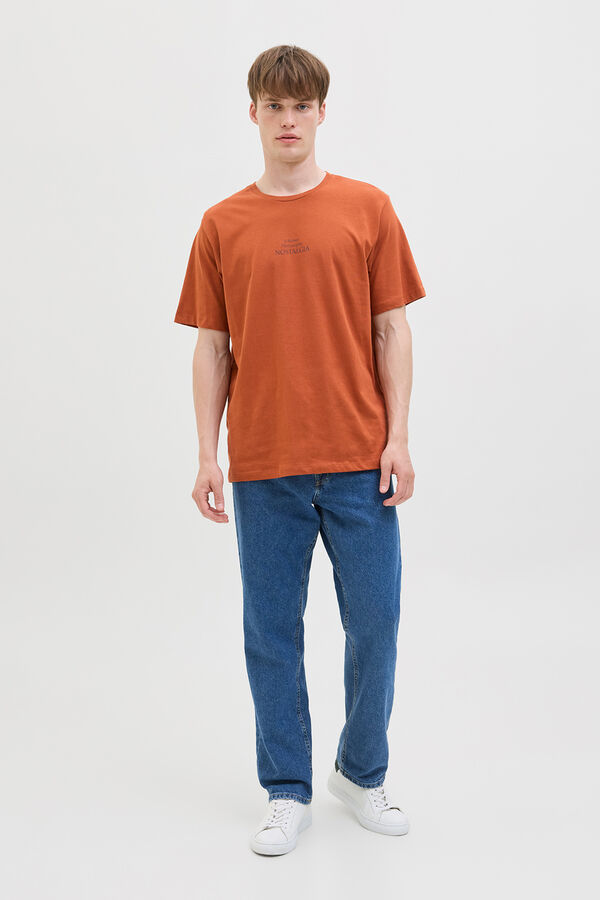 JJ REBEL Camiseta back print naranja