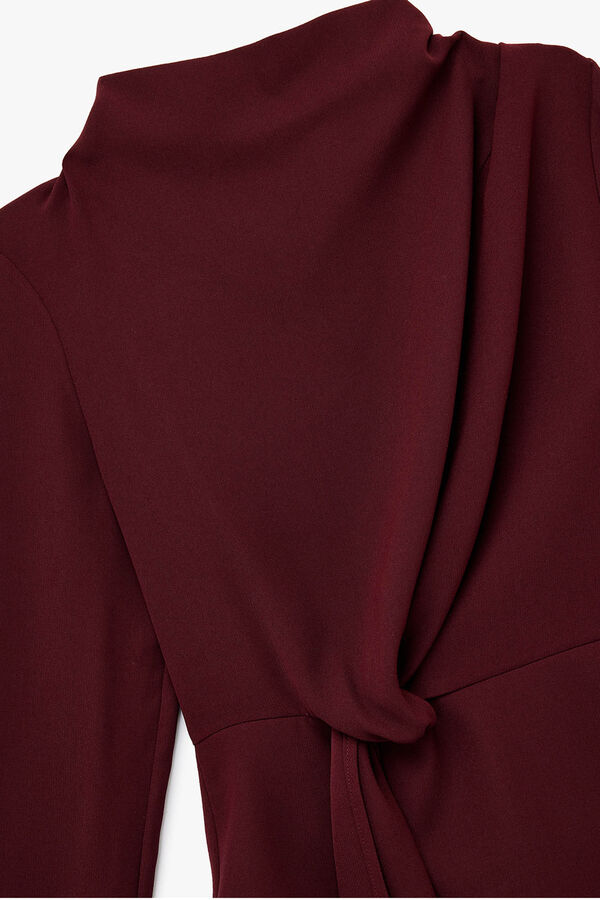 Koton Blusa de gola alta vermelho