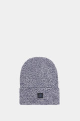 Springfield Gorro beanie reciclado de malha canelada azulado