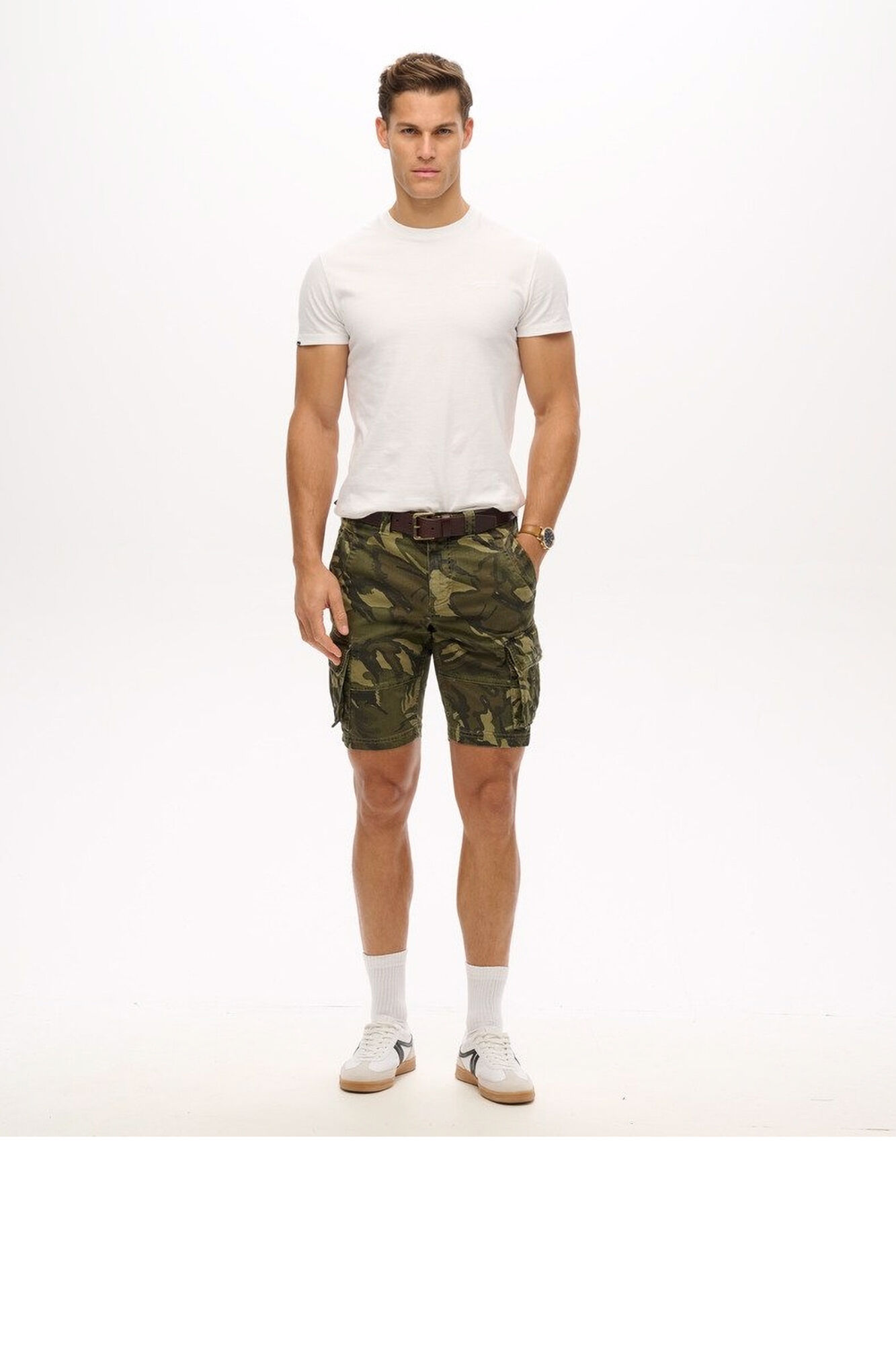 Superdry Bermudas militares b&aacute;sicas