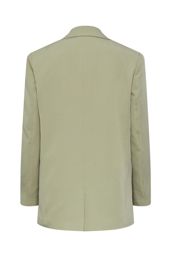 Pieces Blazer b&aacute;sica verde