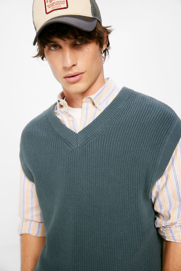 Springfield Colete estruturado azul