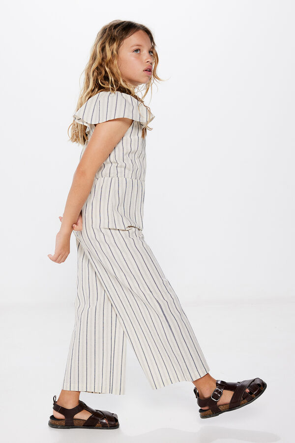 Springfield Kids Mono lino rayas ni&ntilde;a beige