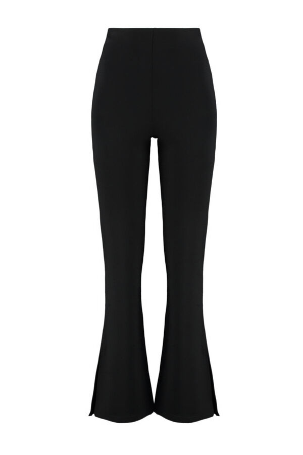 Trendyol Pantal&oacute;n flare negro