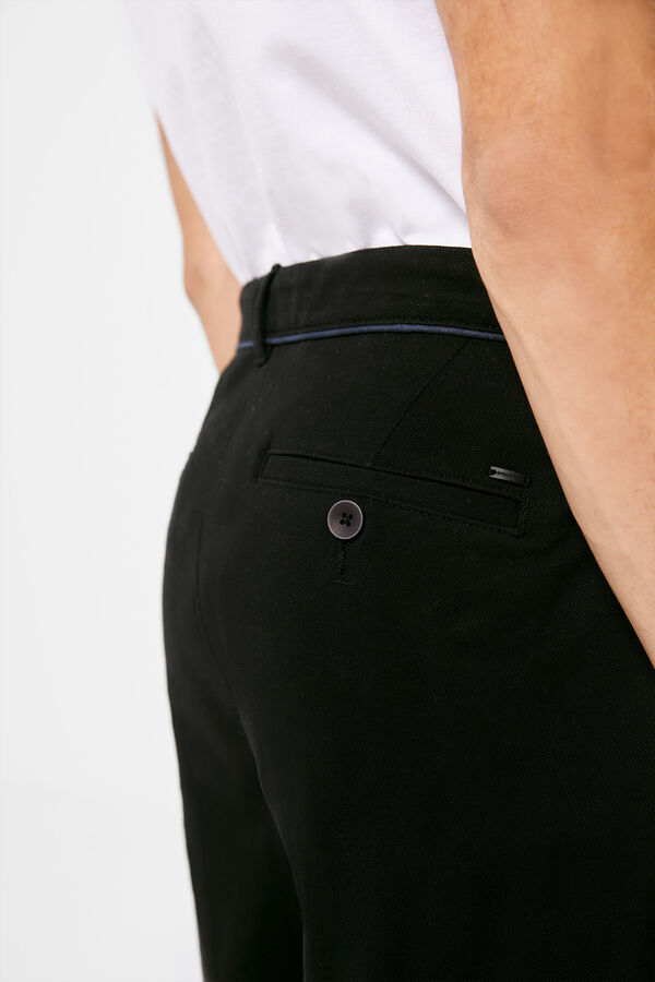 Springfield Chino piqu&eacute; negro