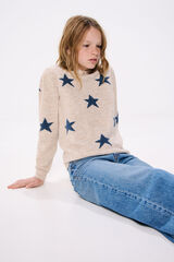 Springfield Kids Jersey estrellas ni&ntilde;a beige