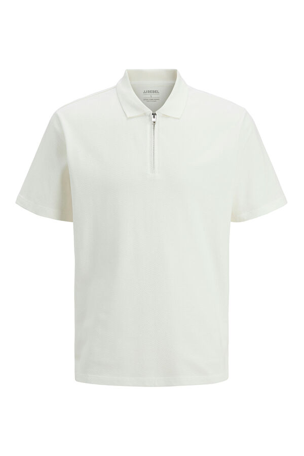 JJ REBEL Polo regular fit blanco