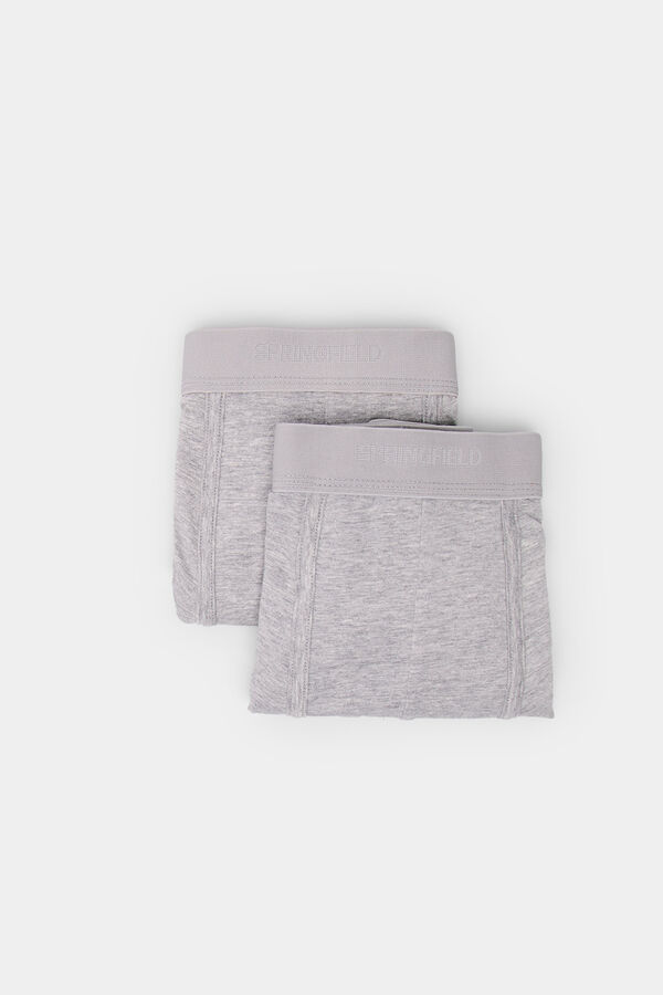 Springfield Pack 2 boxers b&aacute;sicos gris