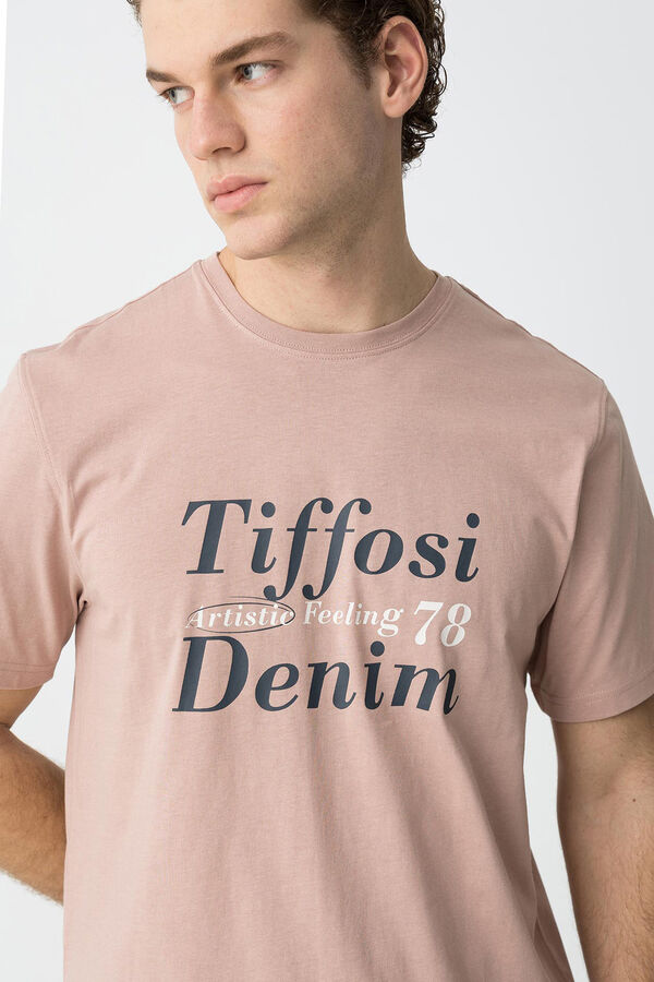 Tiffosi T-shirt estampada  rosa