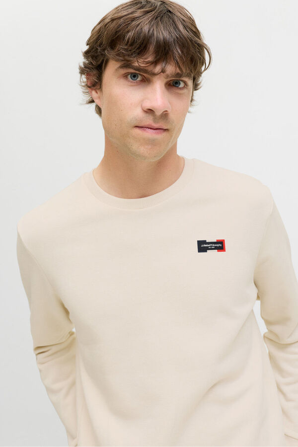 JJ REBEL Sudadera b&aacute;sica logo gris