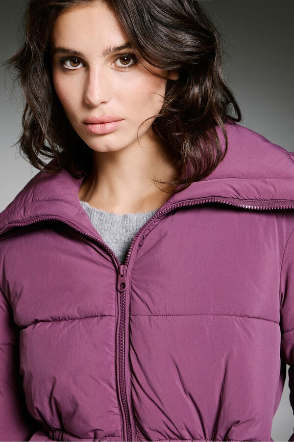 Only Casaco acolchoada  vermelho