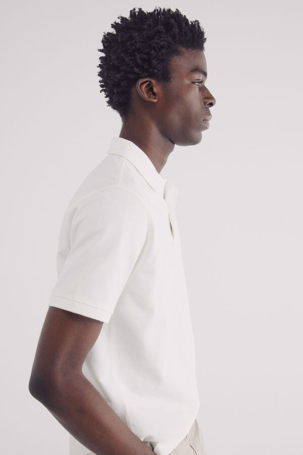 Springfield Polo estruturado regular fit estampado