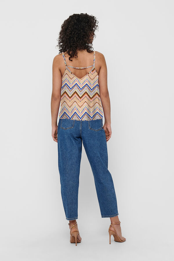 Only Top com alça fina vermelho