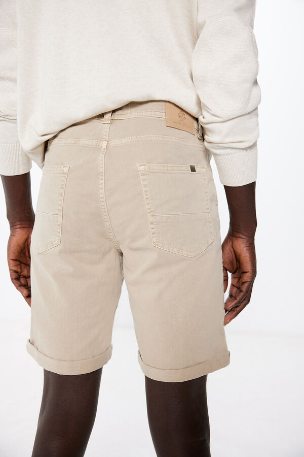 Springfield Bermuda color slim fit beige