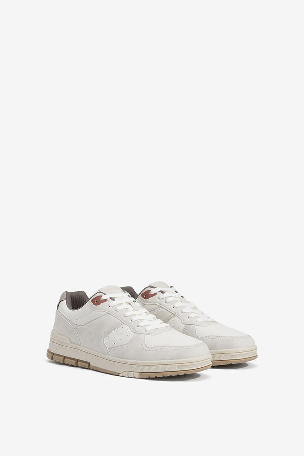 Tiffosi Zapatilla Estilo Retro blanco