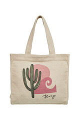 Roxy Drink The Wave - Bolsa de Playa con Asas para Mujer marfil