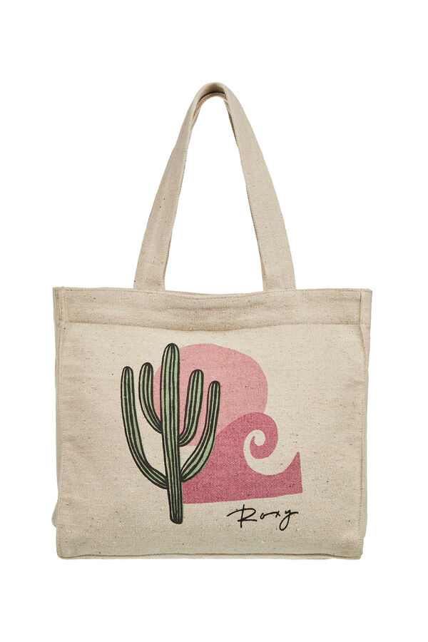 Roxy Drink The Wave - Bolsa de Playa con Asas para Mujer marfil