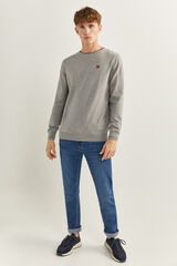 springfield JERSEY RAYAS CUELLO gris