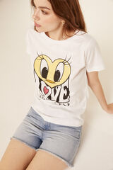 Springfield T-shirt "Love" Piu-piu branco