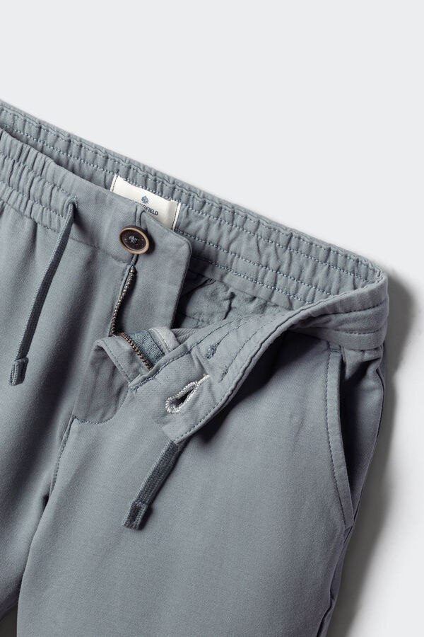 Springfield Kids Pantal&oacute;n chino comfort knit ni&ntilde;o azul