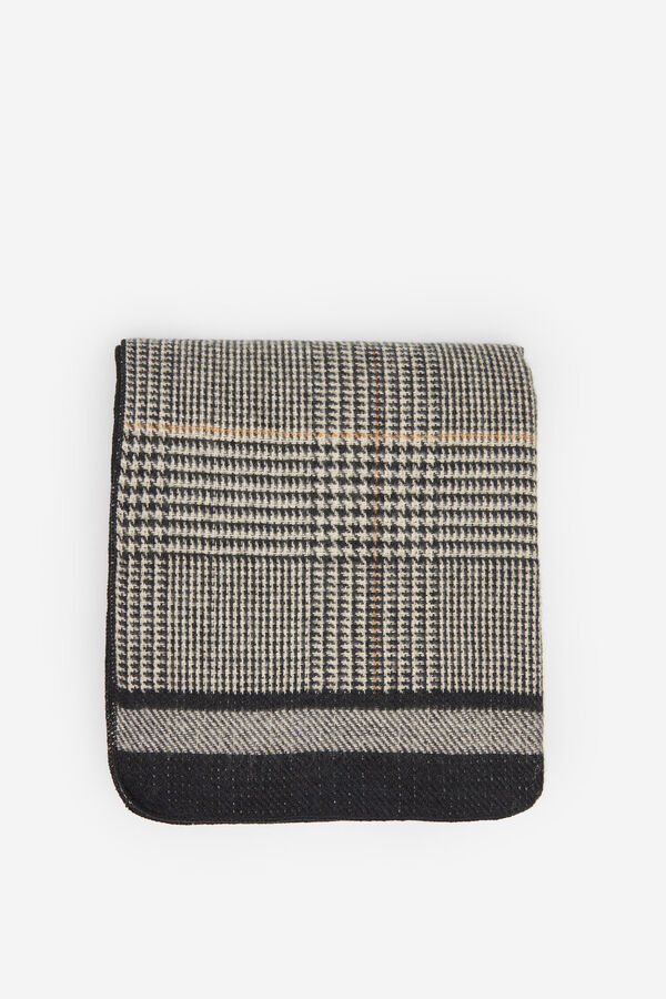 Springfield Gorro punto pomp&oacute;n negro