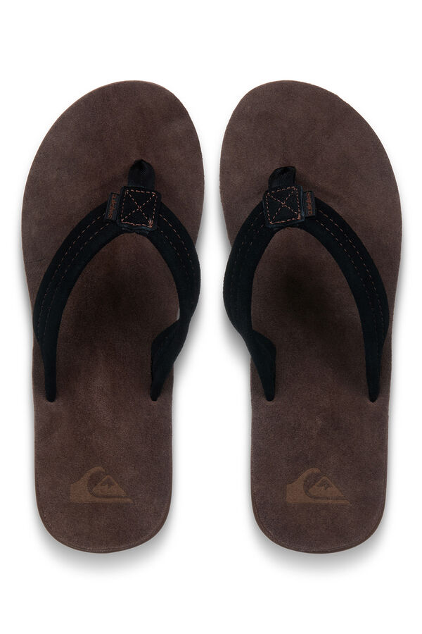 Quiksilver Sand&aacute;lias com tira anat&oacute;mica cru