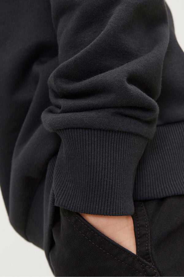 Jack & Jones Junior Sudadera regular fit estampada negro