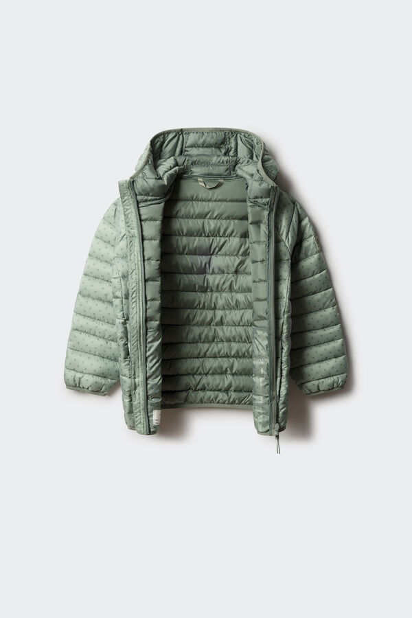 Springfield Kids Jaqueta acolchoada estrela para menina verde