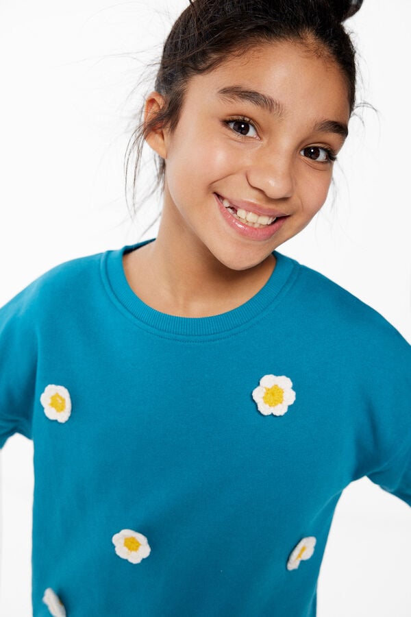 Springfield Kids Sudadera flores ni&ntilde;a estampado