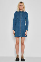 Noisy May Vestido corto denim azul