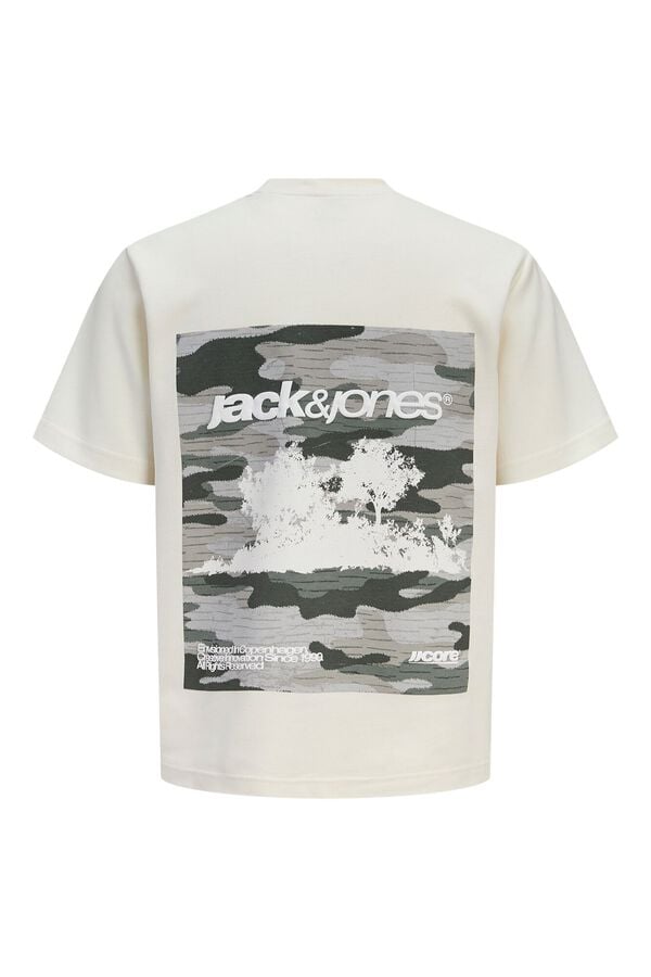 Jack & Jones T-shirt regular fit logo bege
