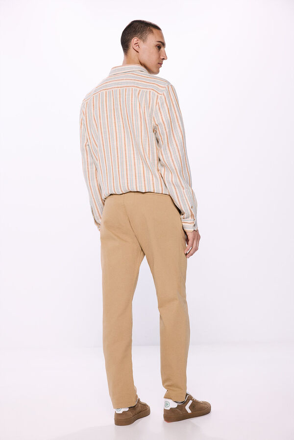 Springfield Cal&ccedil;as chino regular fit castanho