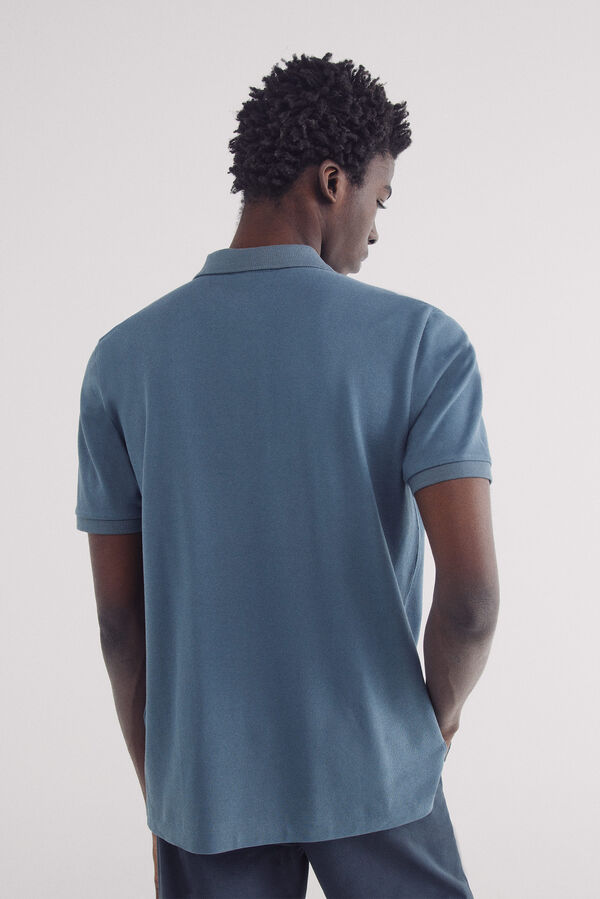 Springfield Polo piqué básico regular fit azul