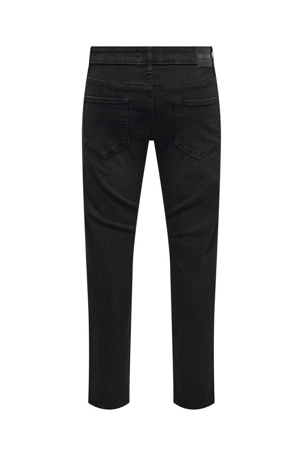 Only & Sons Jeans de hombre slim fit negro
