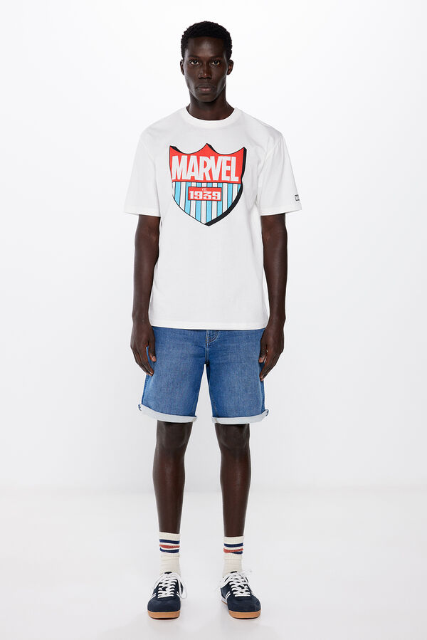 Springfield T-shirt Marvel bege