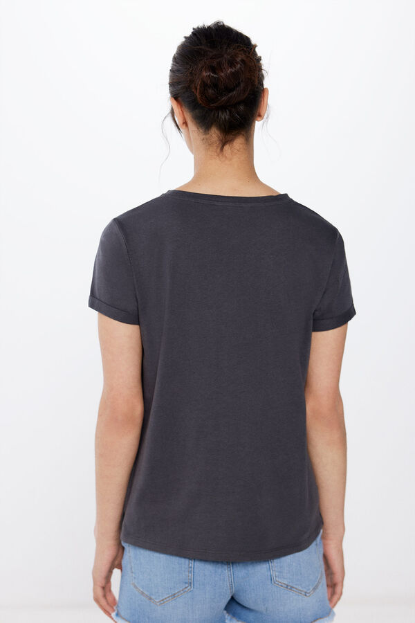 Springfield Camiseta Gr&aacute;fica Paisaje gris