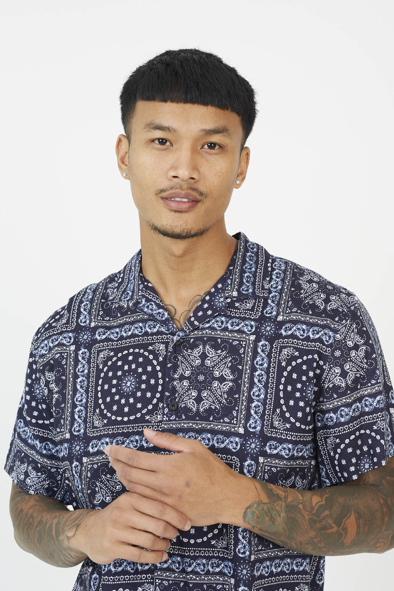 Brave Soul Camisa estampada de manga corta