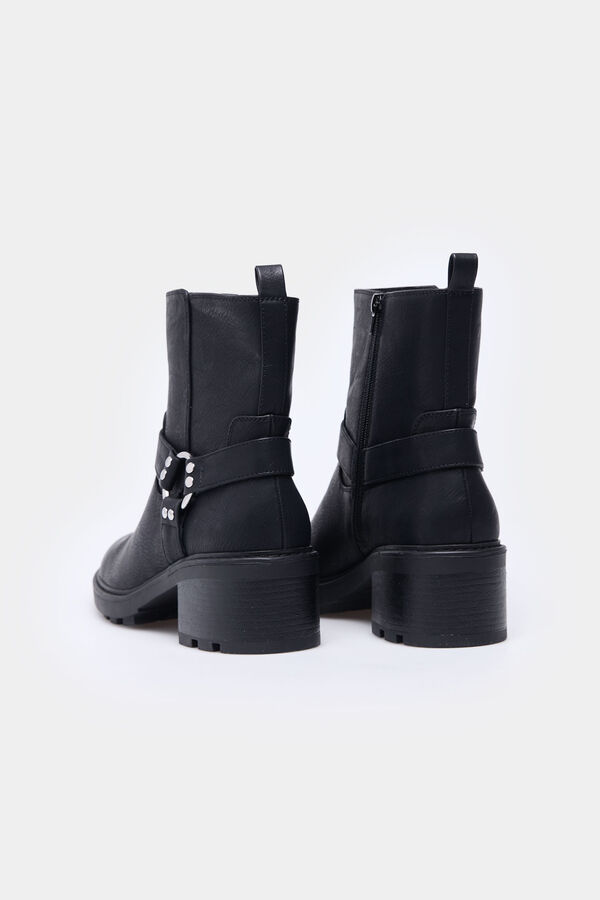 Springfield Bot&iacute;n biker preto