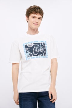 Springfield Camiseta bicis marfil