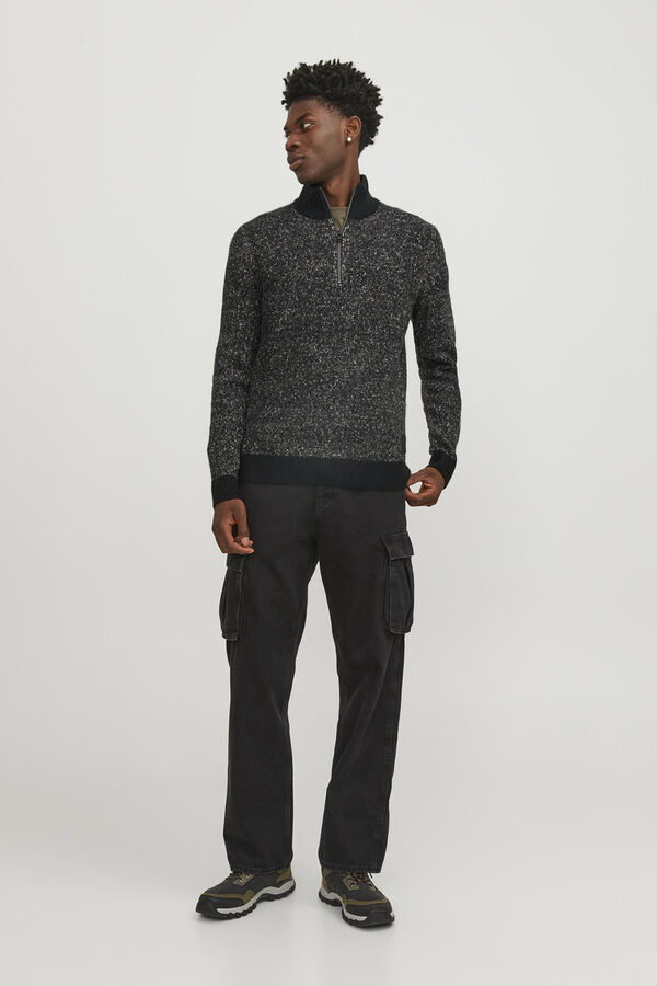 Jack & Jones Jersey cuello alto negro