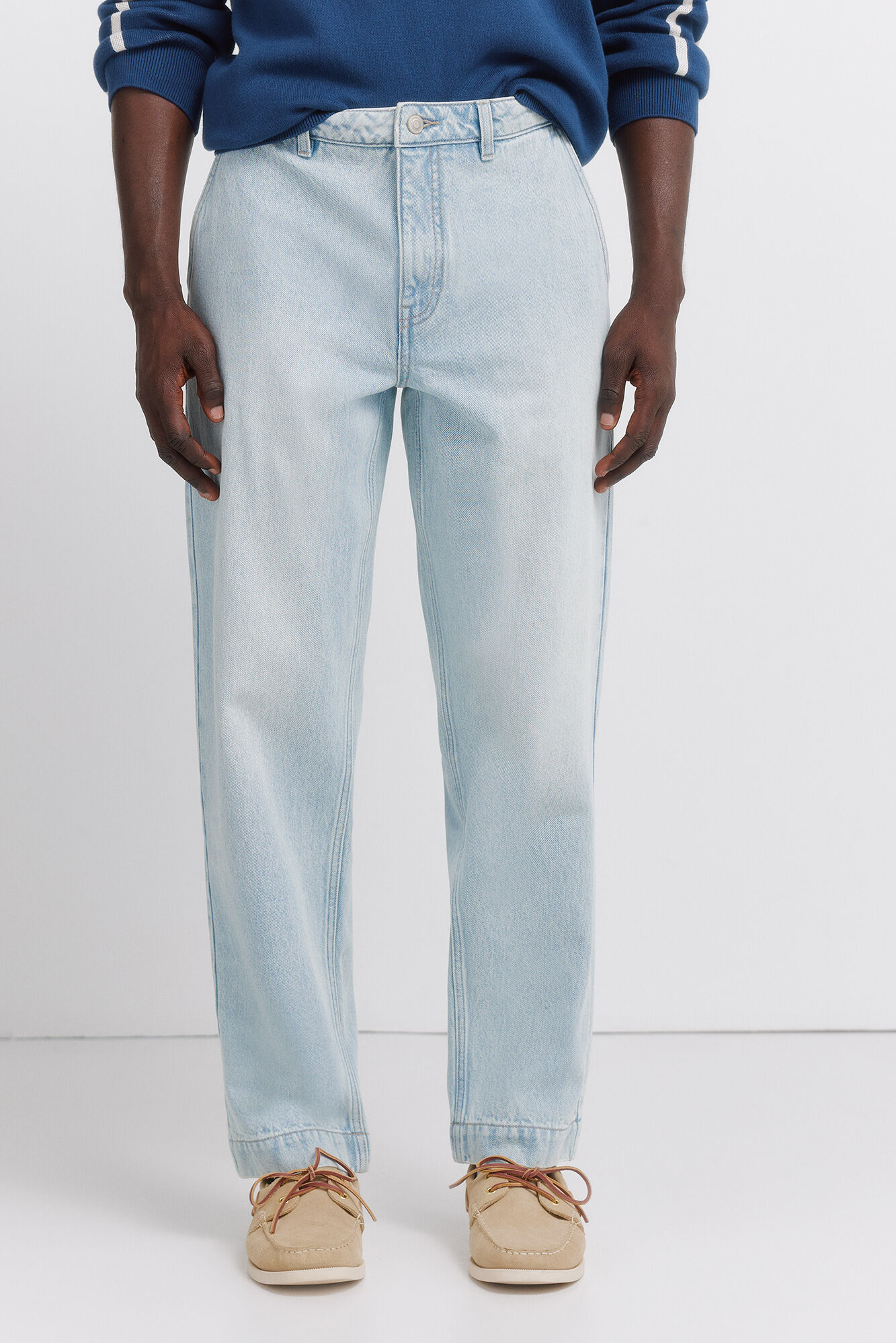 Springfield Cal&ccedil;as chino de ganga lavagem clara