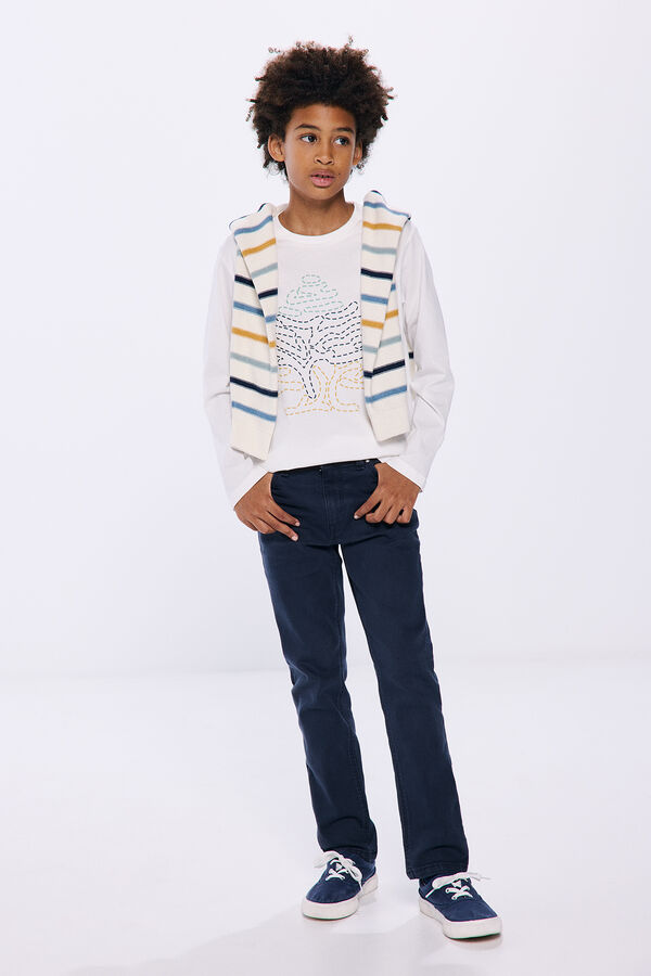 Springfield Kids Pantalon 5 bolsillos ni&ntilde;o azul