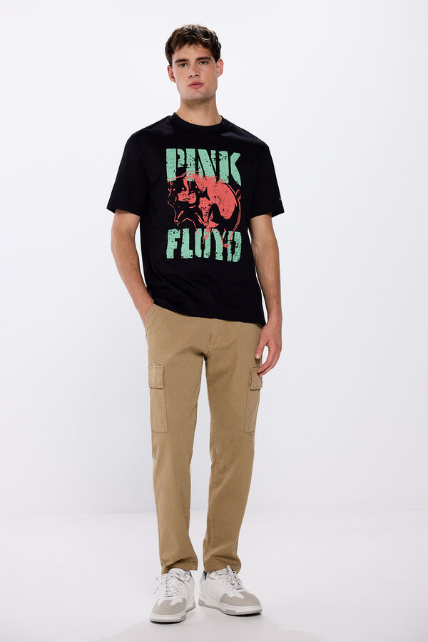 Springfield T-shirt Pink Floyd preto