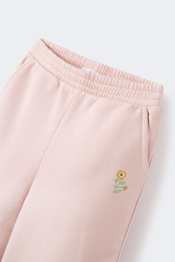 Springfield Calças culotte para menina rosa