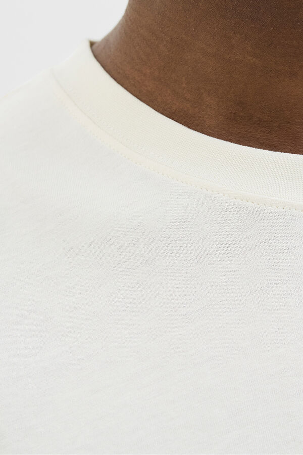 Jack & Jones Camiseta regular fit estampada blanco