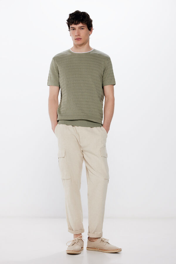 Springfield Jersey manga corta azul