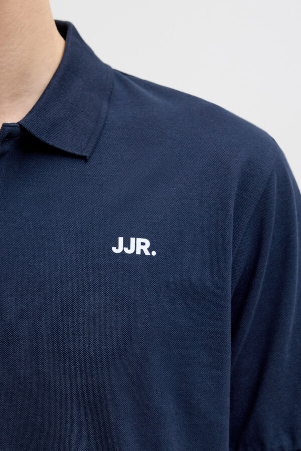 JJ REBEL Polo regular fit azul